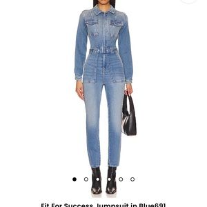 Flattering Good American Denim Jumpsuit